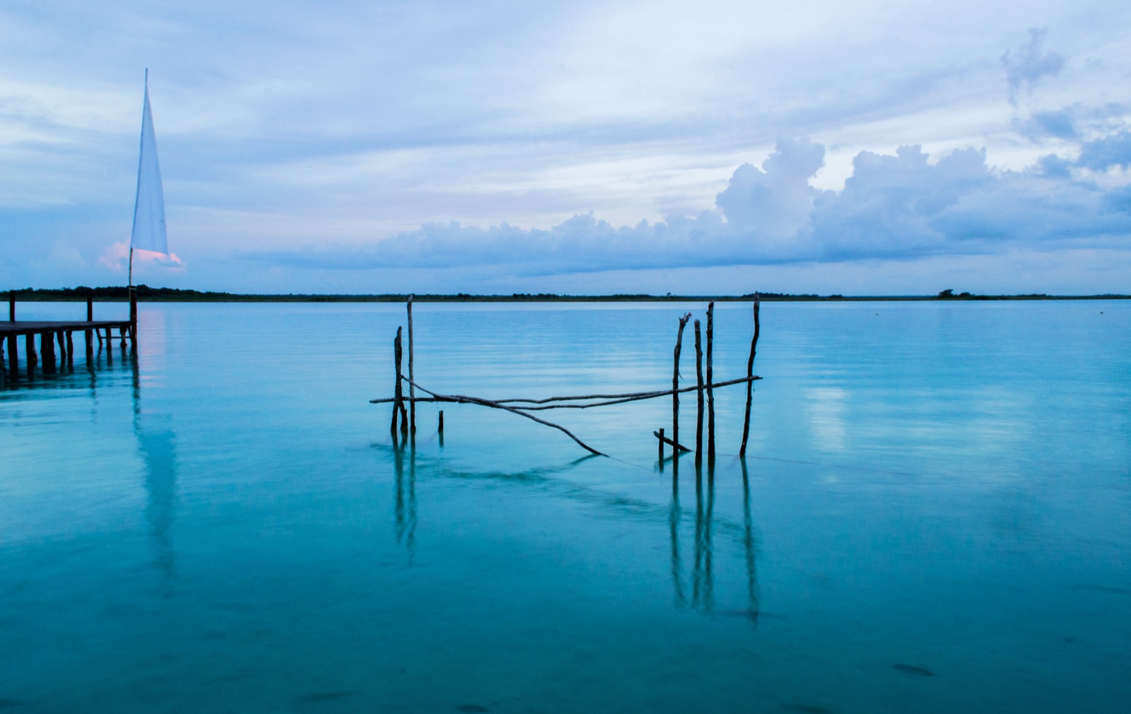 Laguna de Bacalar, the Seven Colors Lagoon, Quintana Roo