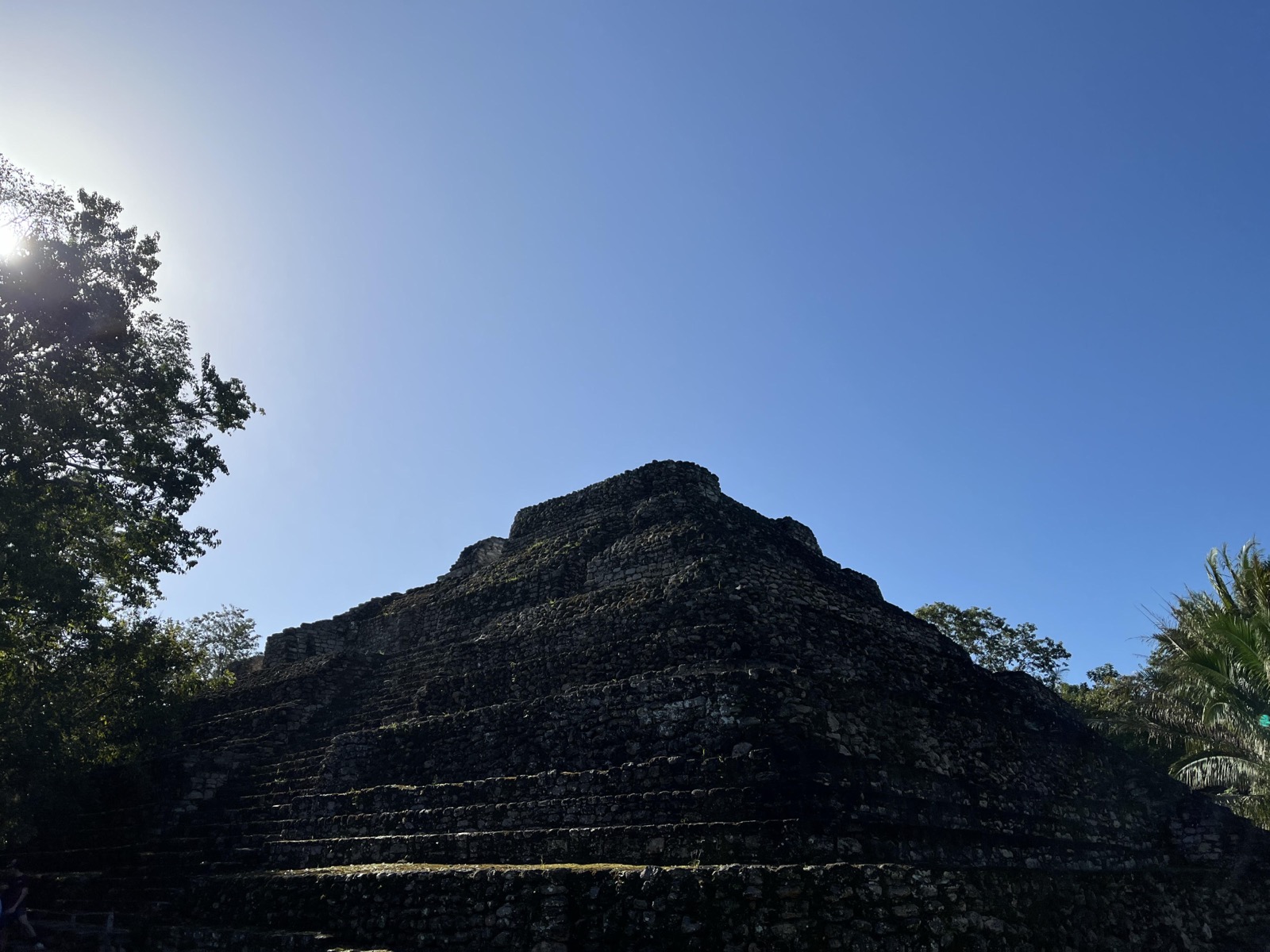 Temple at the Chacchoben Mayan archaeological site near Costa Maya